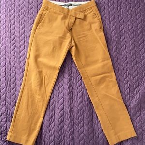 Mustard Ann Taylor Ankle Pant